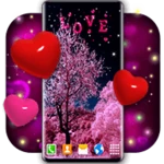 love hearts live hd wallpaper android application logo